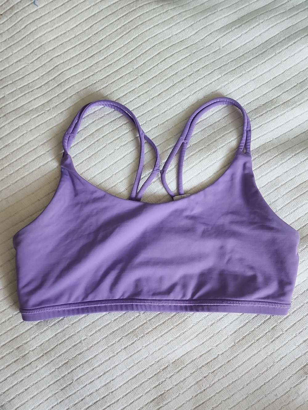 lululemon Ivivva GIRLS liliac Purple Bralette with Racerback Straps 12